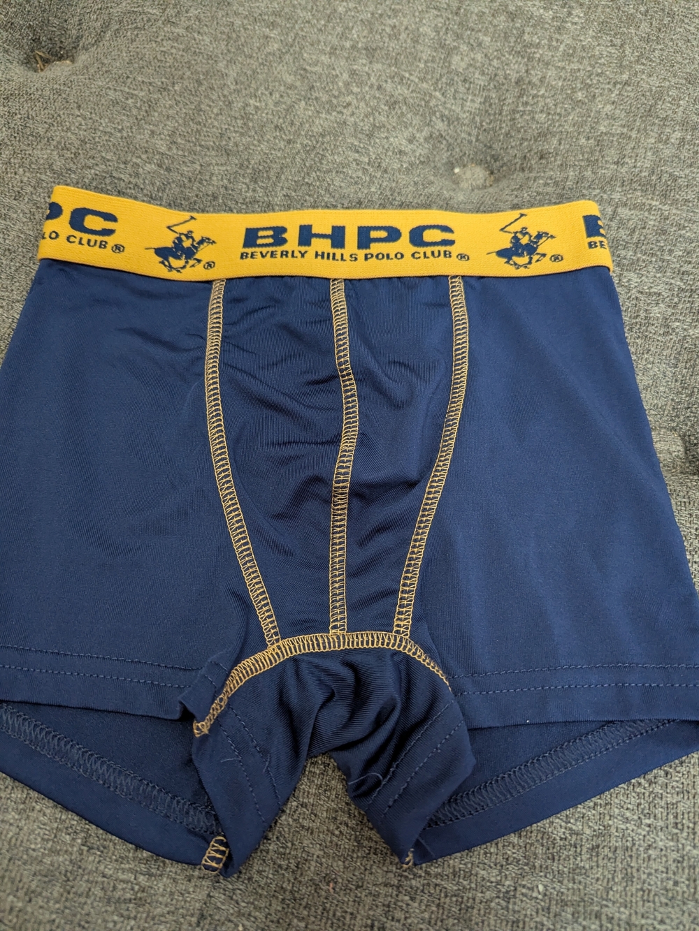 BHPC Navy & Yellow Boys Boxer Briefs